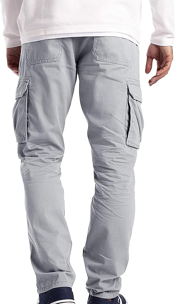 Bugle Boy Jeans For Men Cargo Wear Cargo Men'S Full 6 Pocket Work Pants  Trousers Slim Fit Cargo Pants For Men Grey At Amazon Men'S Clothing Store