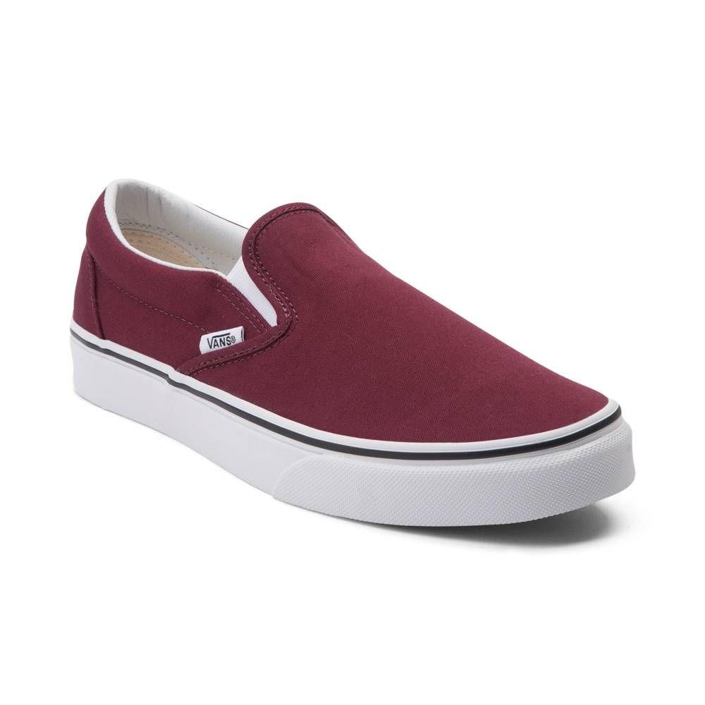 Vans Slip On Skate Shoe - Burgundy - 498988 | Slip On Sneakers, Vans Shoes, Vans  Slip On