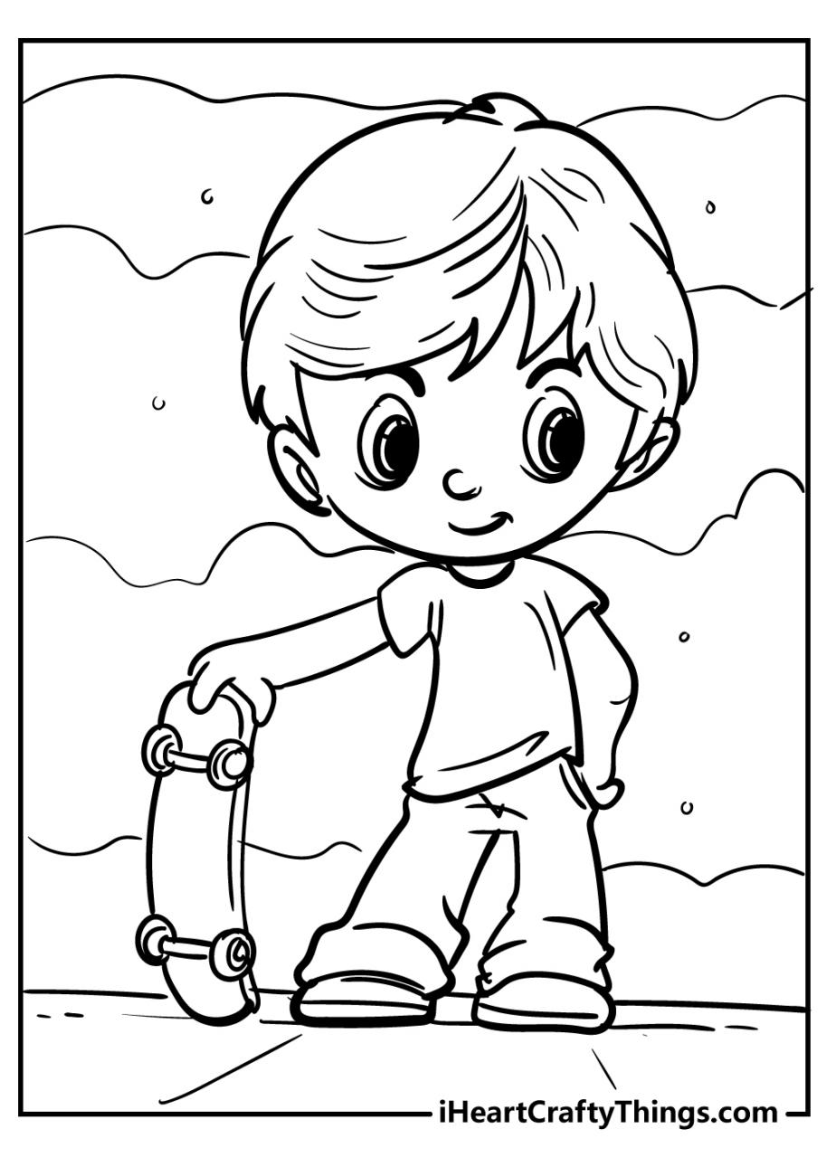 For Boys Coloring Pages (Updated 2023)
