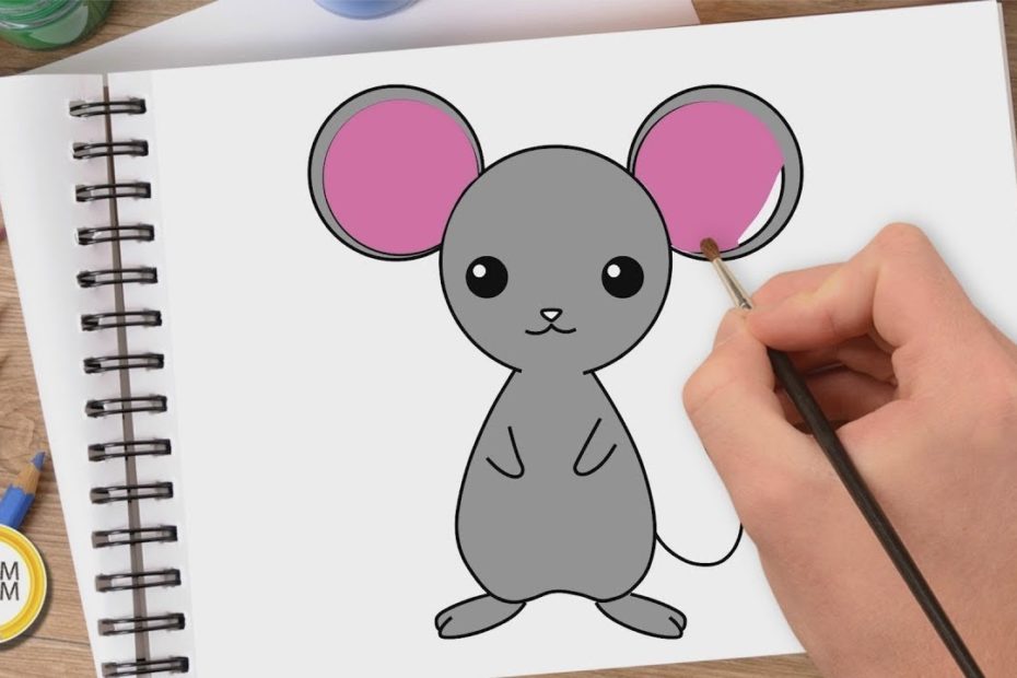 Hướng Dẫn Cách Vẽ Con Chuột - Tô Màu Con Chuột - How To Draw A Mouse -  Youtube