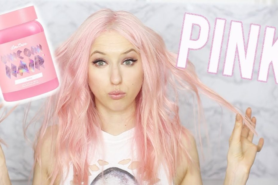 Dying My Hair Pink | Lime Crime Bunny Hair Dye Review - Youtube