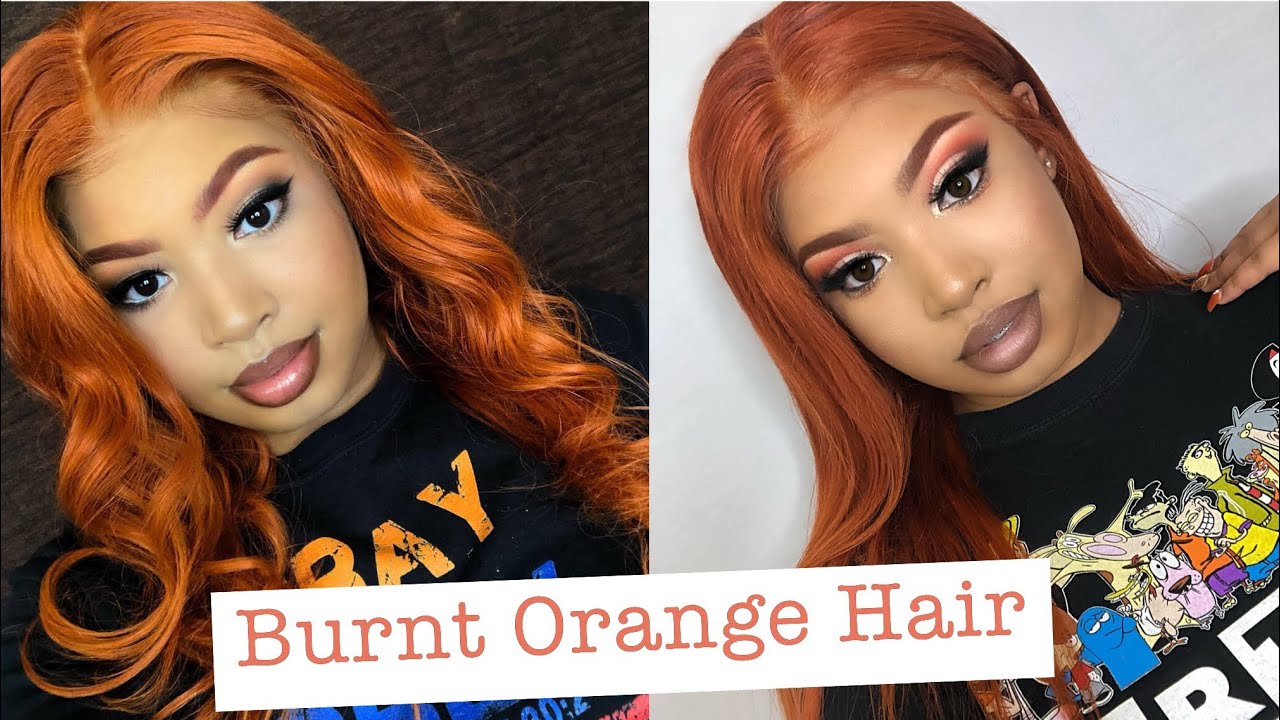 How To Dye Hair Burnt Orange | Slaybyciara - Youtube