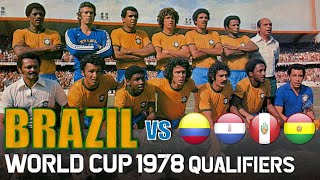 Brazil 🇧🇷 World Cup 1978 Qualification All Matches Highlights | Road To  Argentina - Youtube