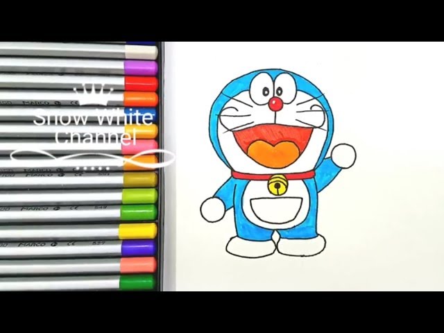 Cách Vẽ Doraemon Đơn Giản - How To Draw Doraemon - Doraemon - Youtube