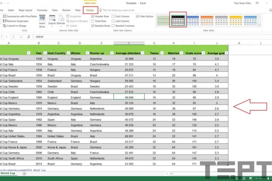 Cách Tô Màu Dòng Xen Kẽ - Tô Màu Các Dòng/Hàng Trong Excel
