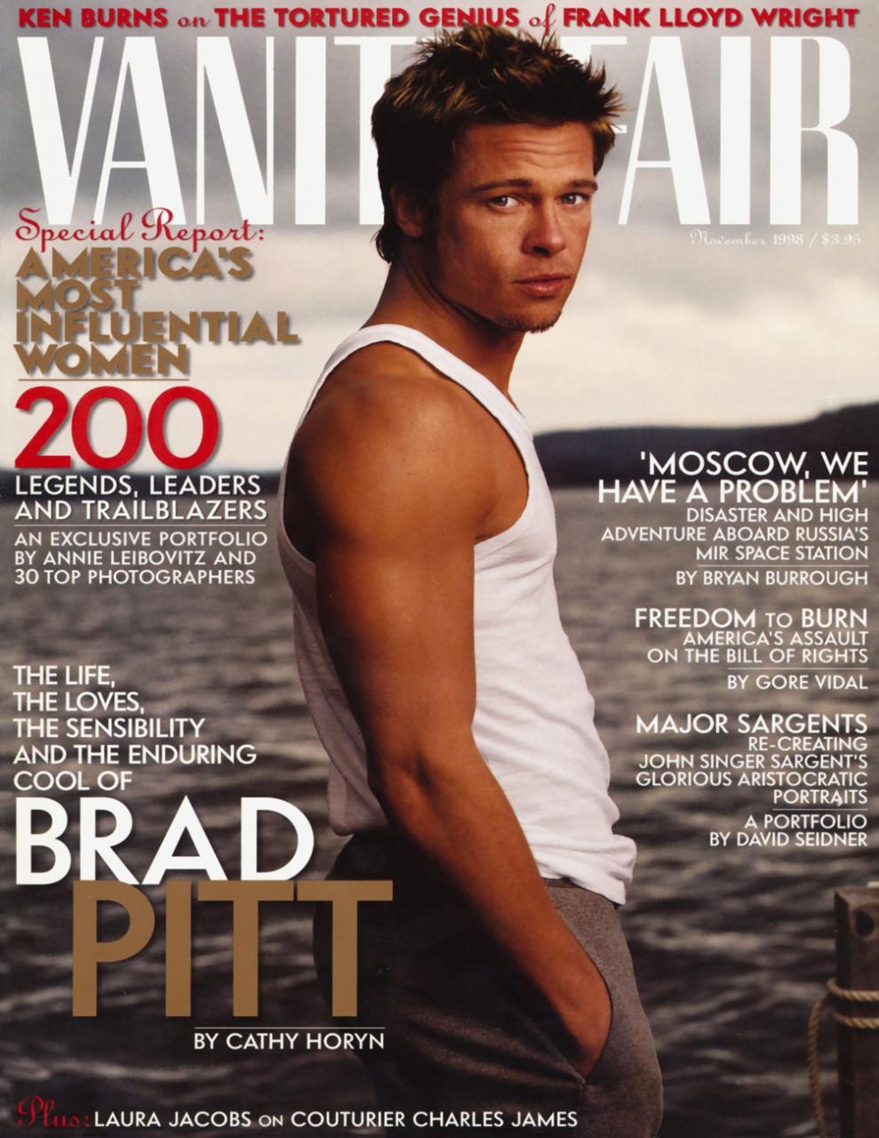 Tbt: Fight Club Era Brad Pitt On The November 1998 Cover | Vanity Fair